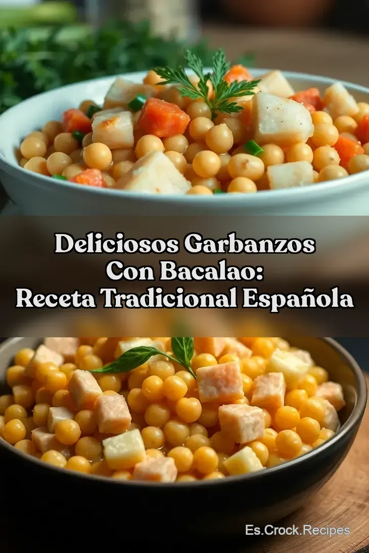 Deliciosos Garbanzos con Bacalao: Receta Tradicional Espa&ntilde;ola