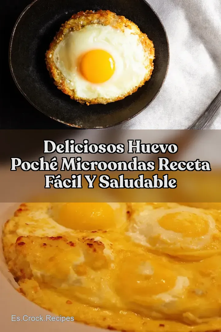 Deliciosos Huevo Poch&eacute; Microondas Receta F&aacute;cil y Saludable