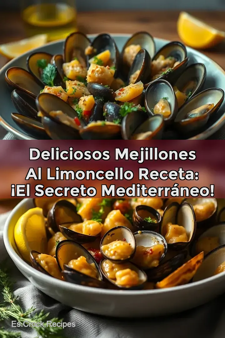 Deliciosos Mejillones al Limoncello Receta: &iexcl;El Secreto Mediterr&aacute;neo!
