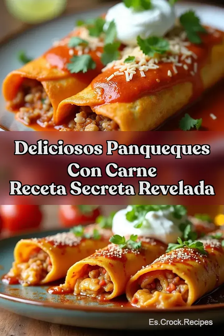 Deliciosos PANQUEQUES CON CARNE Receta Secreta Revelada