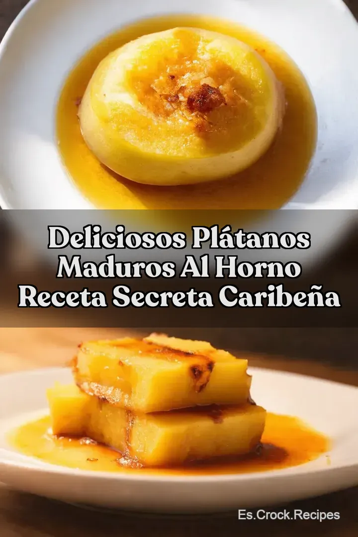 Deliciosos Pl&aacute;tanos Maduros al Horno Receta Secreta Caribe&ntilde;a