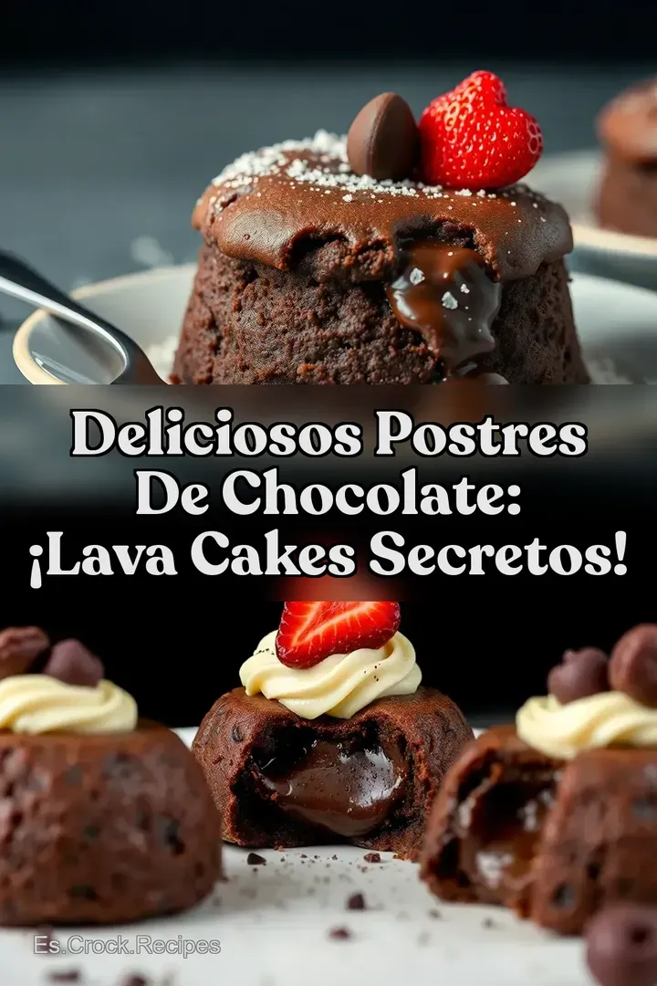 Deliciosos Postres de Chocolate: &iexcl;Lava Cakes Secretos!