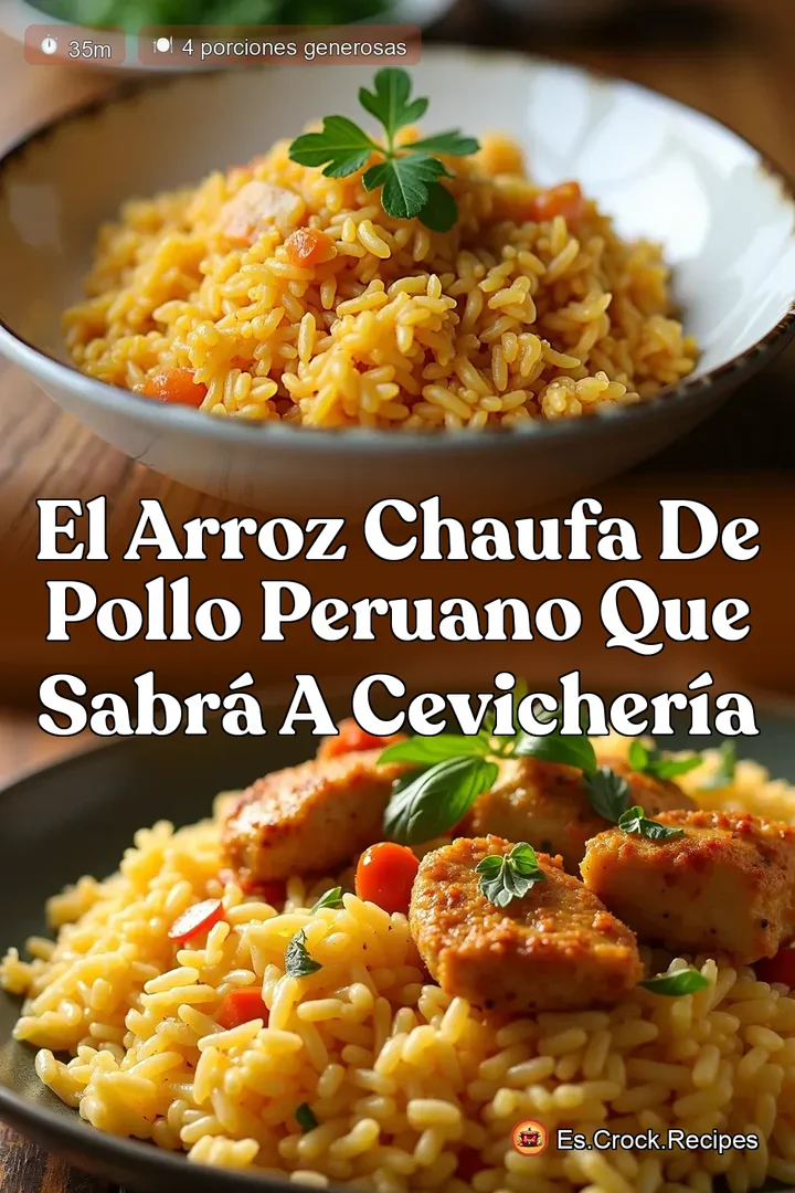 El Arroz Chaufa de Pollo Peruano que Sabr&aacute; a Cevicher&iacute;a
