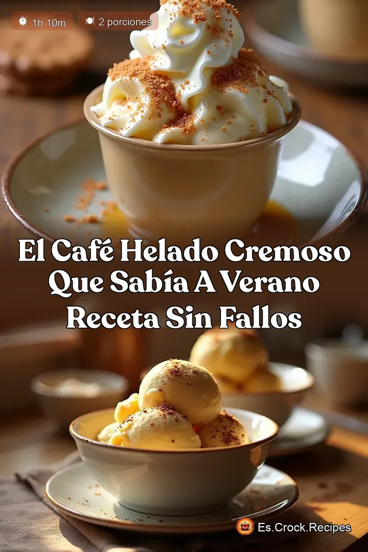 El Caf&eacute; Helado Cremoso que Sab&iacute;a a Verano Receta sin fallos