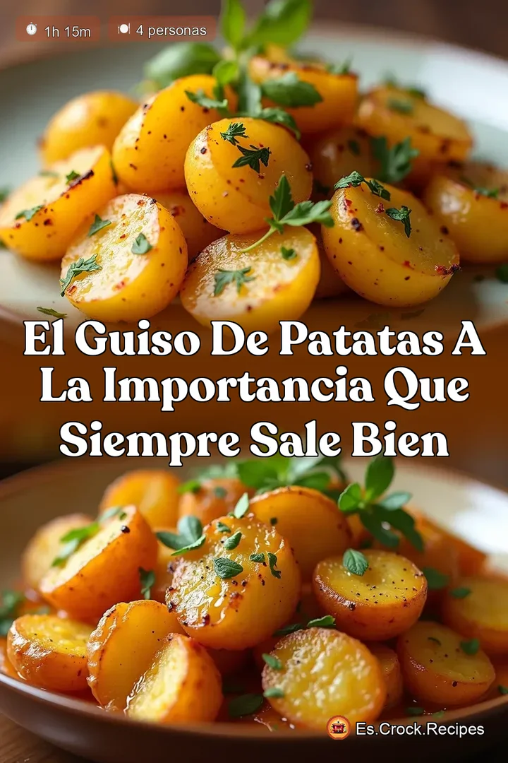 El Guiso de Patatas a la Importancia que Siempre Sale Bien