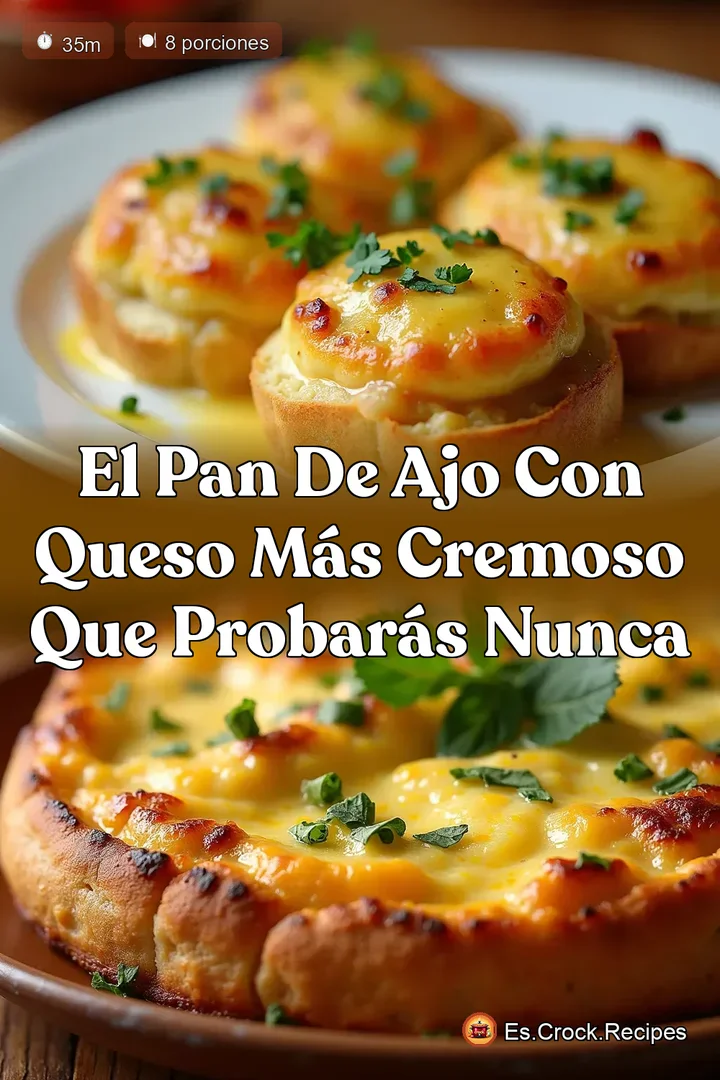 El Pan de Ajo con Queso M&aacute;s Cremoso que Probar&aacute;s Nunca