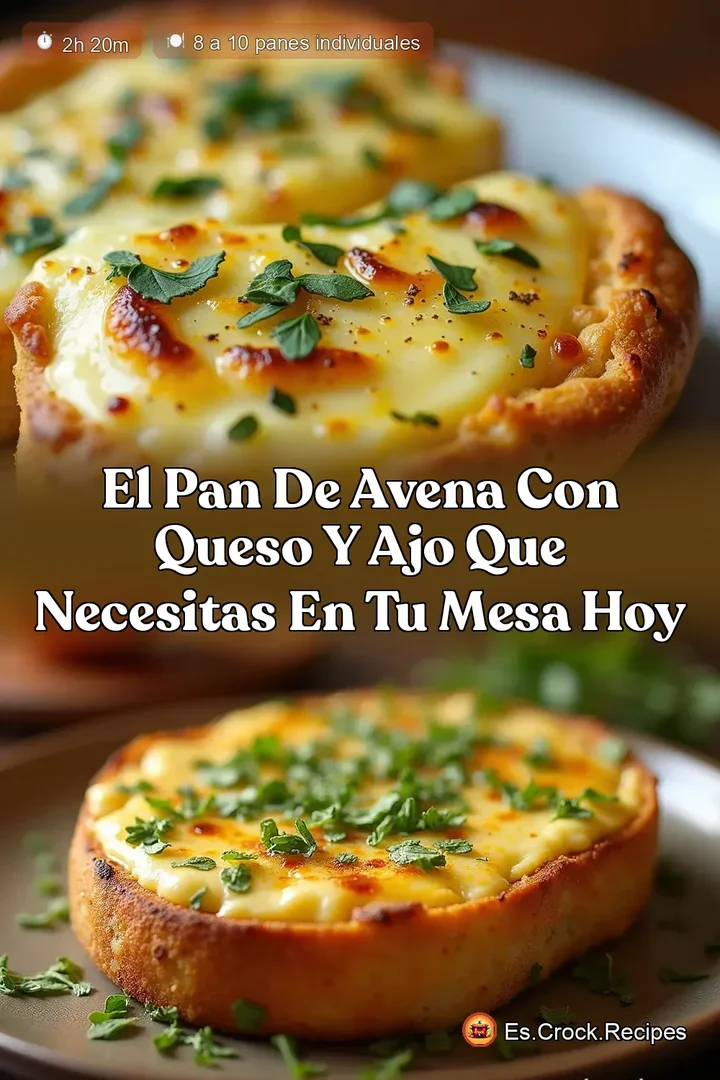 El Pan de Avena con Queso y Ajo que Necesitas en tu Mesa Hoy