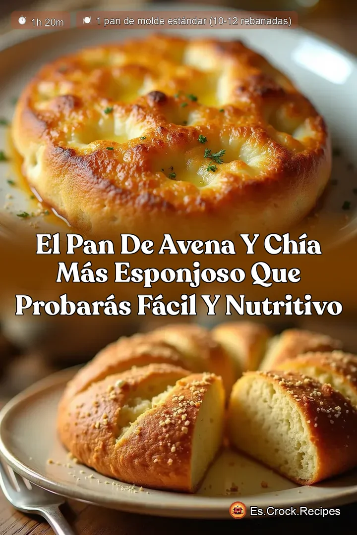 El Pan de Avena y Ch&iacute;a M&aacute;s Esponjoso que Probar&aacute;s F&aacute;cil y Nutritivo