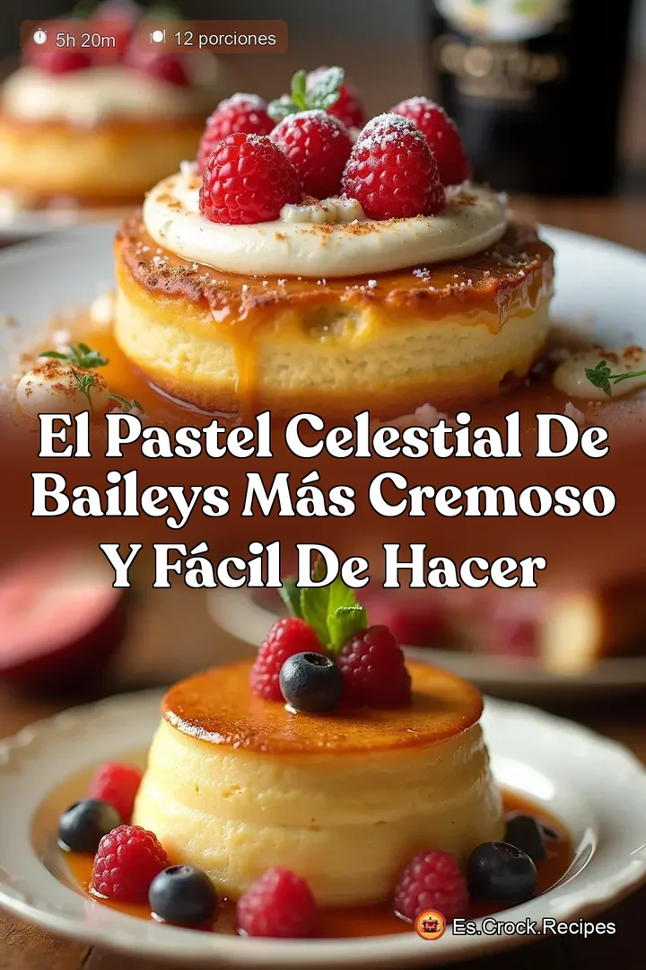 El Pastel Celestial de Baileys M&aacute;s Cremoso y F&aacute;cil de Hacer