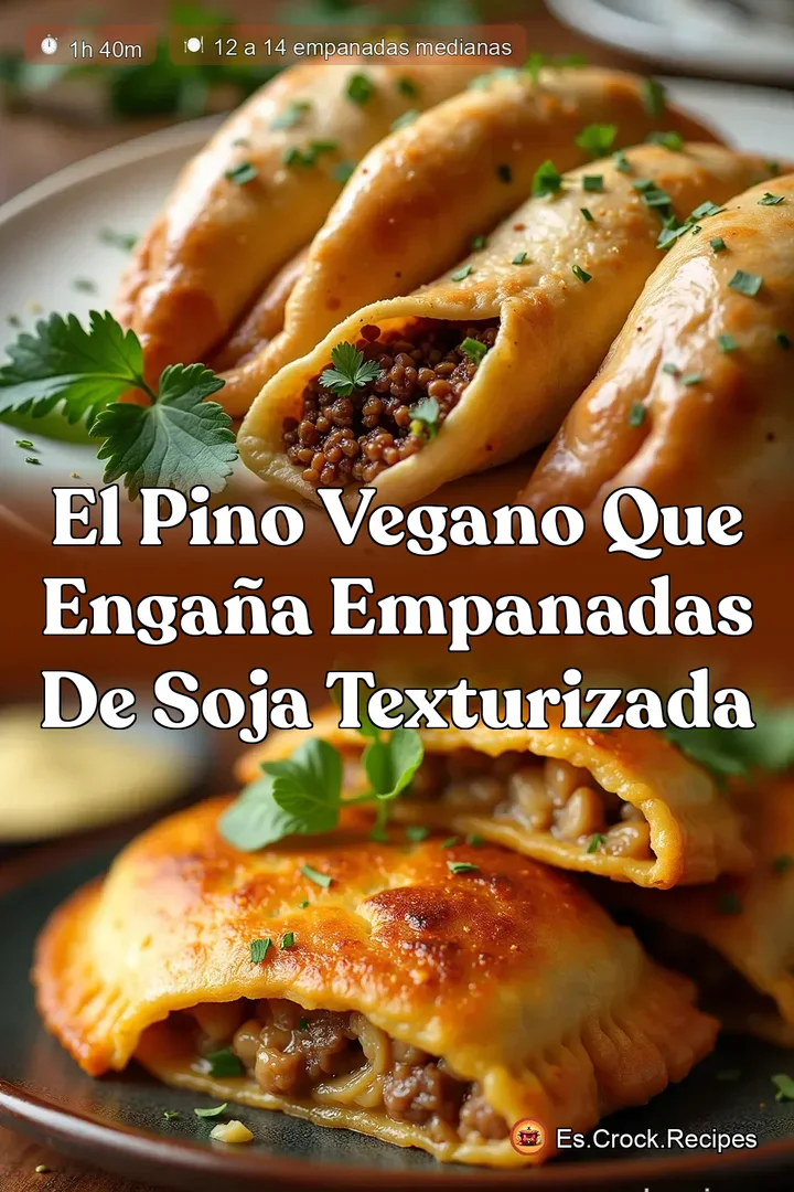 El Pino Vegano que Enga&ntilde;a Empanadas de Soja Texturizada