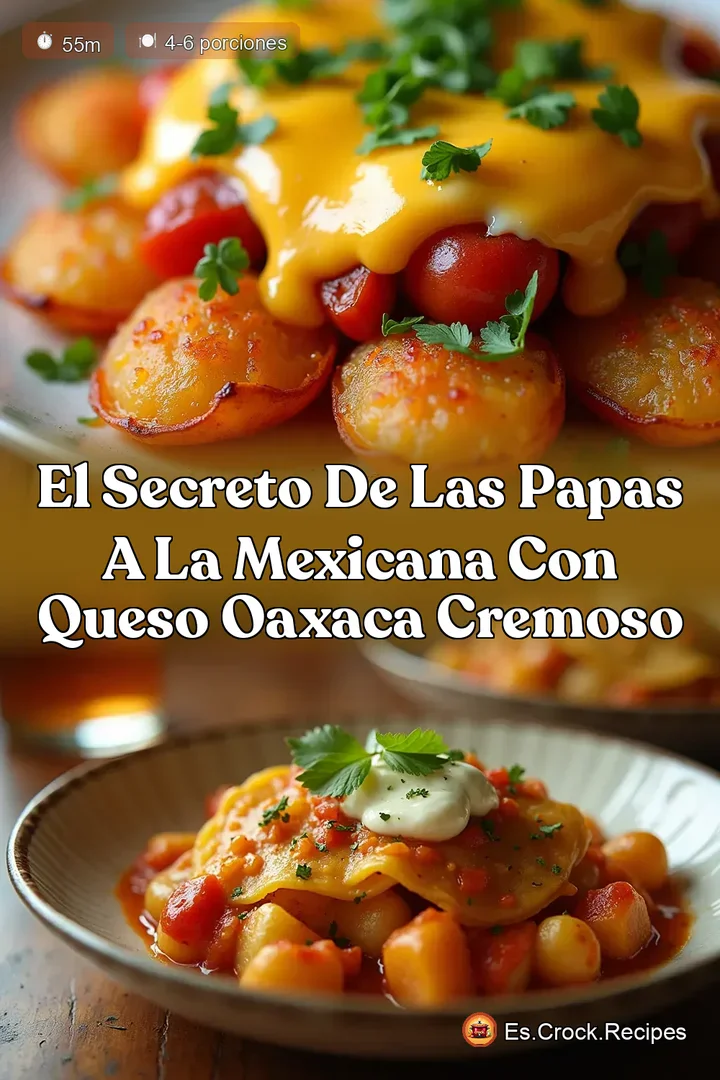 El Secreto de las Papas a la Mexicana con Queso Oaxaca Cremoso