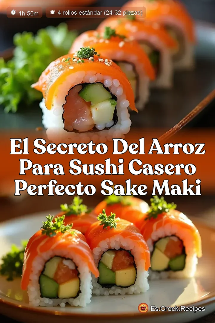 El Secreto del Arroz para Sushi Casero Perfecto Sake Maki