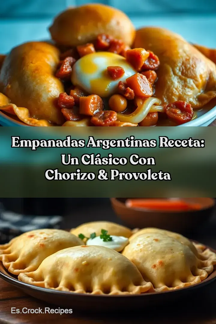 Empanadas Argentinas Receta: Un Cl&aacute;sico con Chorizo & Provoleta