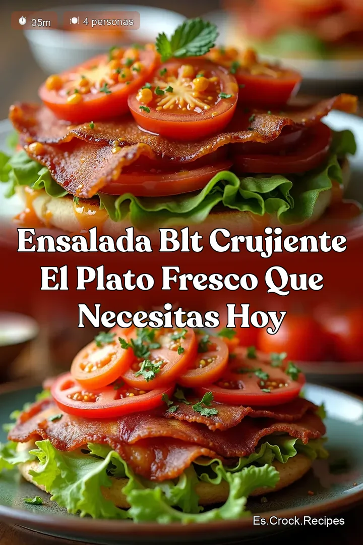 Ensalada BLT Crujiente El Plato Fresco Que Necesitas Hoy