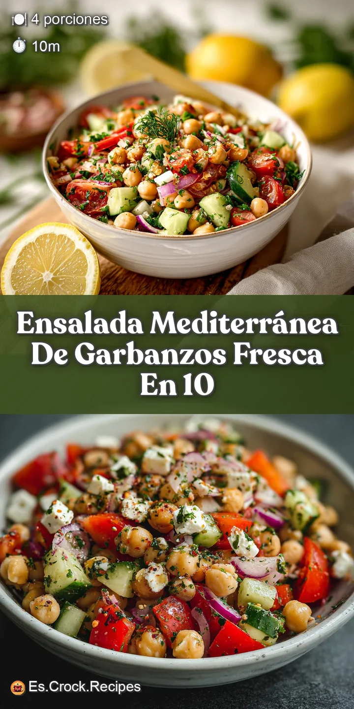 Close-up of a fresh chickpea salad. Juicy red tomatoes and cool cucumbers contrast with the hearty chickpeas and herbs.