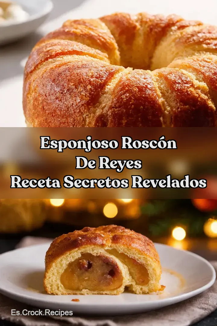 Esponjoso Rosc&oacute;n de Reyes Receta Secretos Revelados