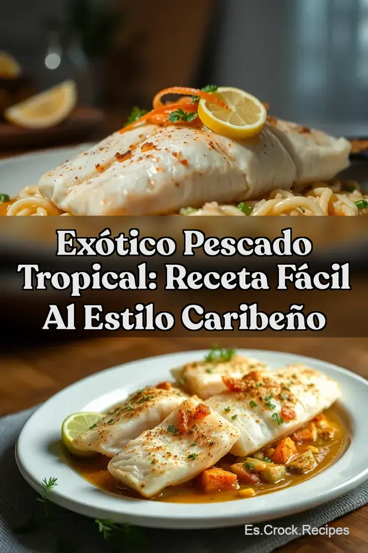 Ex&oacute;tico Pescado Tropical: Receta F&aacute;cil al Estilo Caribe&ntilde;o