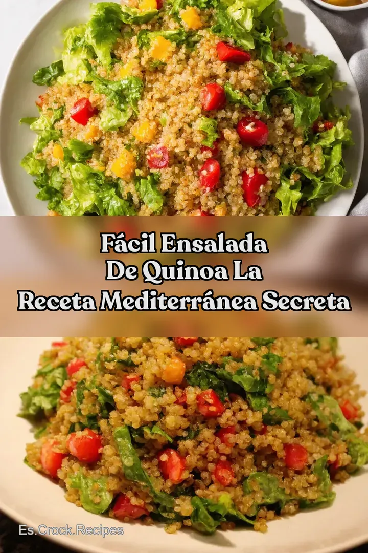 F&aacute;cil Ensalada de Quinoa La Receta Mediterr&aacute;nea Secreta