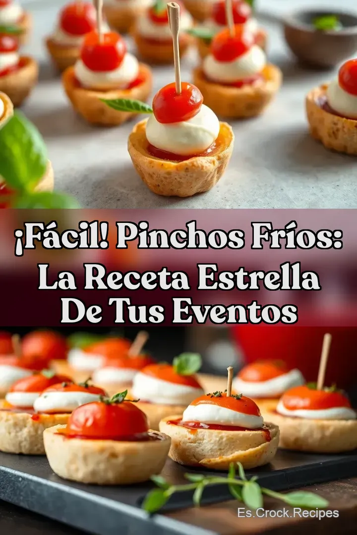&iexcl;F&aacute;cil! Pinchos Fr&iacute;os: La Receta Estrella de tus Eventos