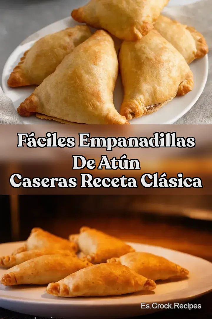 F&aacute;ciles Empanadillas de At&uacute;n Caseras Receta Cl&aacute;sica