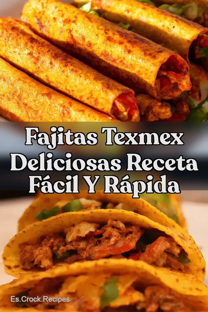 Fajitas TexMex Deliciosas Receta F&aacute;cil y R&aacute;pida