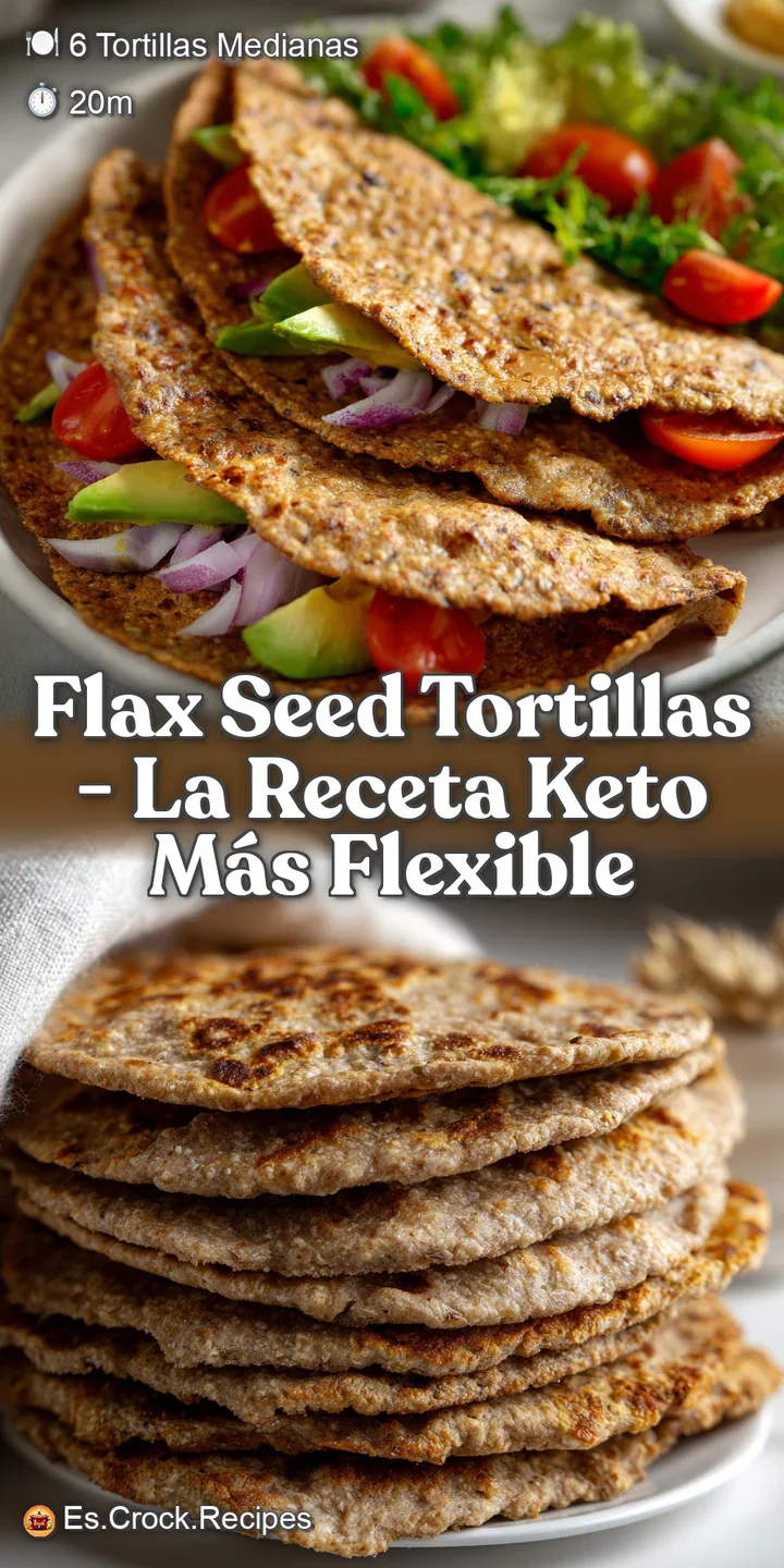 Flax Seed Tortillas - La Receta Keto m&aacute;s Flexible