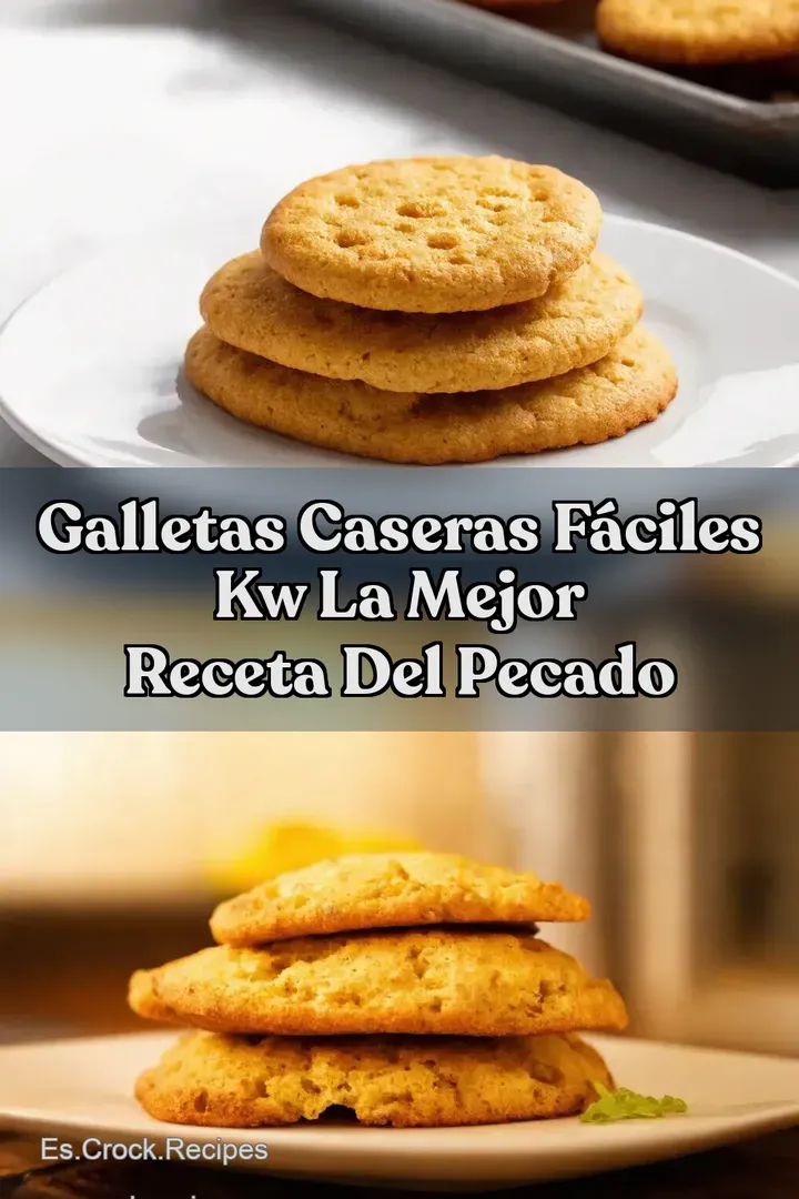 Galletas Caseras F&aacute;ciles kw La Mejor Receta Del Pecado