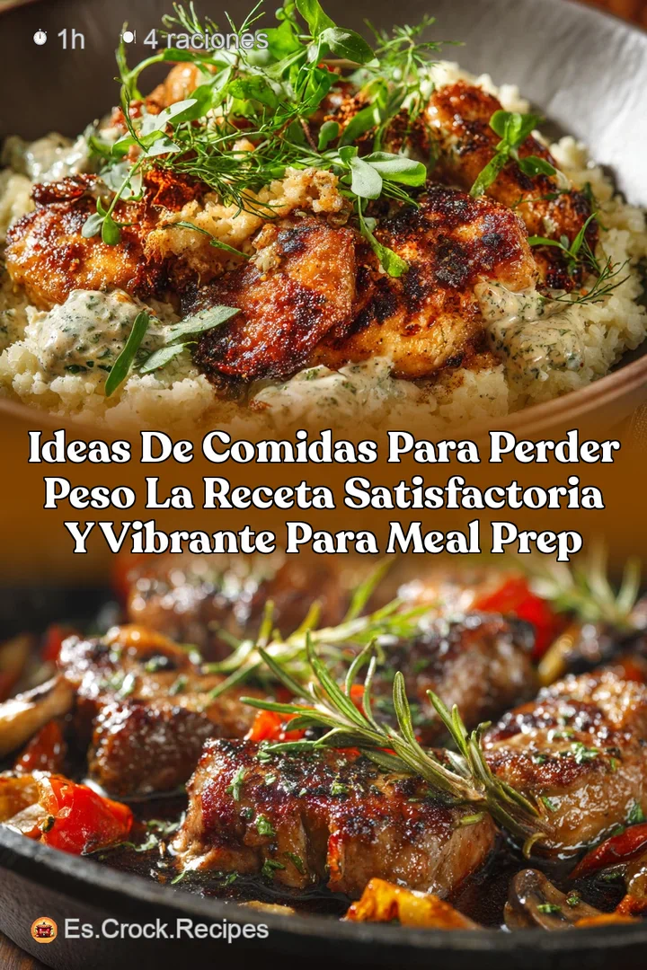 Ideas de comidas para perder peso La Receta Satisfactoria y Vibrante para Meal Prep