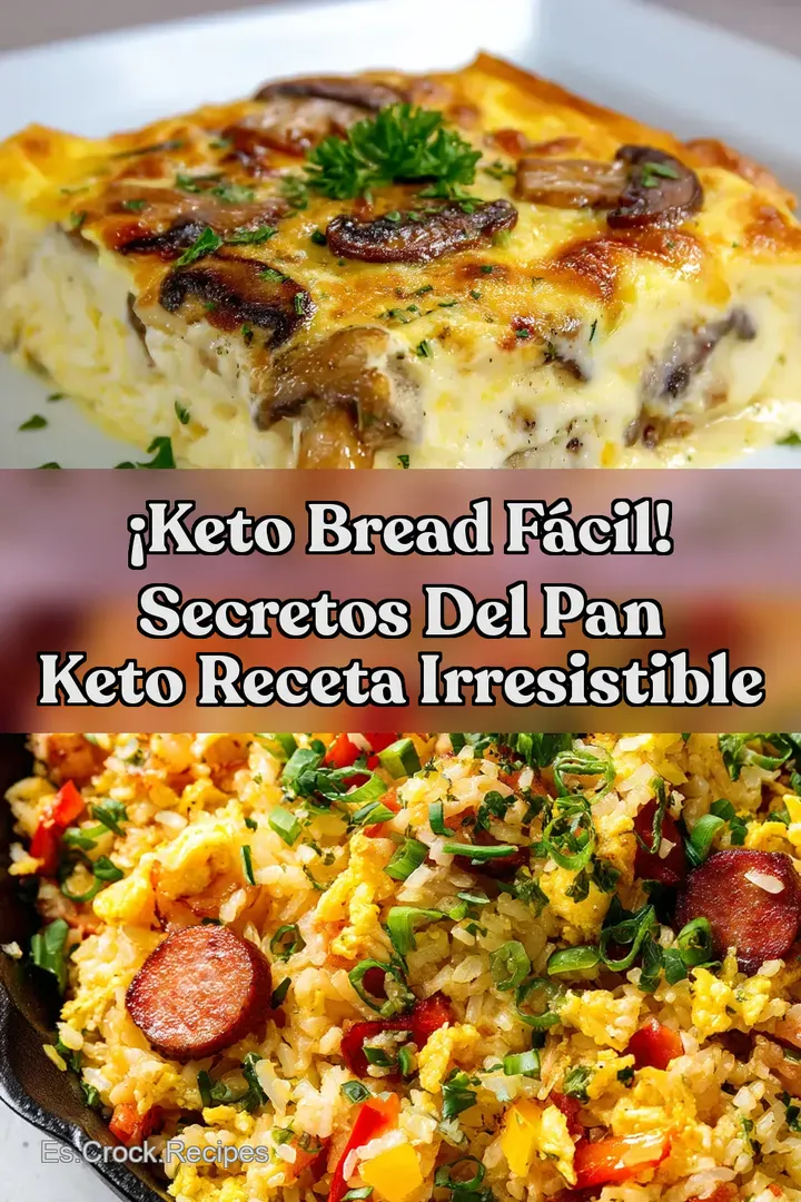 &iexcl;Keto Bread F&aacute;cil! Secretos Del Pan Keto Receta Irresistible