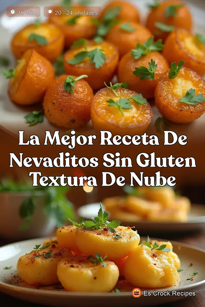 La Mejor Receta de Nevaditos Sin Gluten Textura de Nube