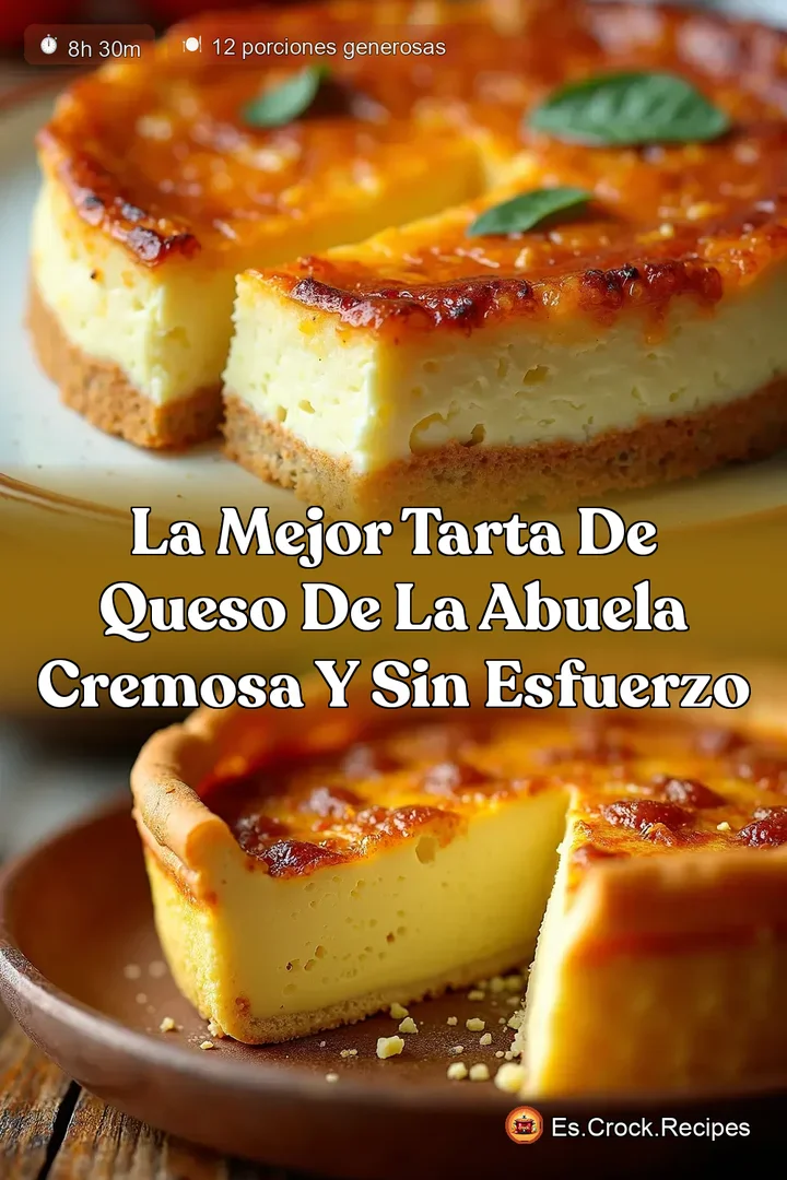 La Mejor Tarta de Queso de la Abuela Cremosa y Sin Esfuerzo