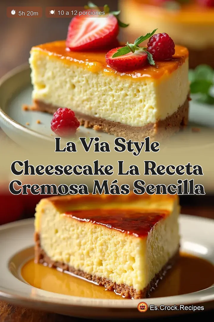 La Via Style Cheesecake La Receta Cremosa M&aacute;s Sencilla