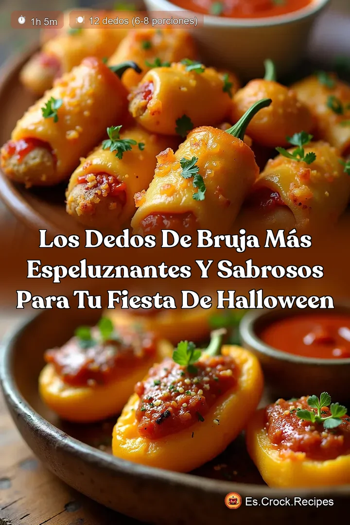 Los Dedos de Bruja M&aacute;s Espeluznantes y Sabrosos para tu Fiesta de Halloween