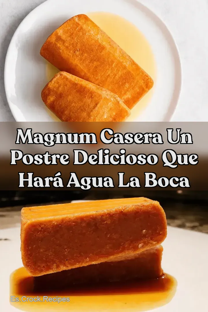 Magnum Casera Un Postre Delicioso Que Har&aacute; Agua La Boca