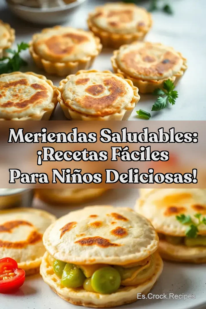 Meriendas Saludables: &iexcl;Recetas F&aacute;ciles Para Ni&ntilde;os Deliciosas!