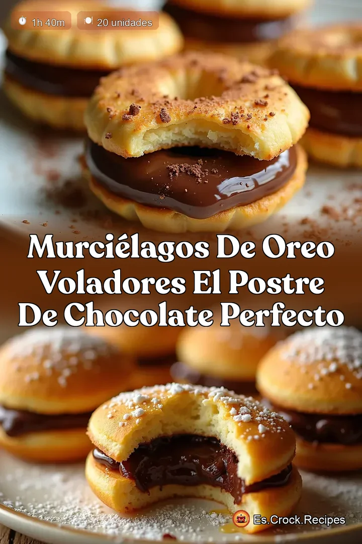 Murci&eacute;lagos de Oreo Voladores El Postre de Chocolate Perfecto