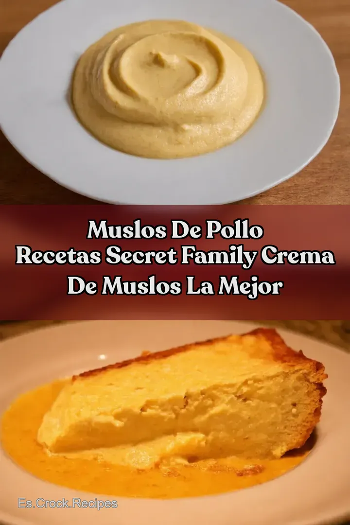 Muslos de Pollo Recetas Secret Family CREMA DE MUSLOS LA MEJOR