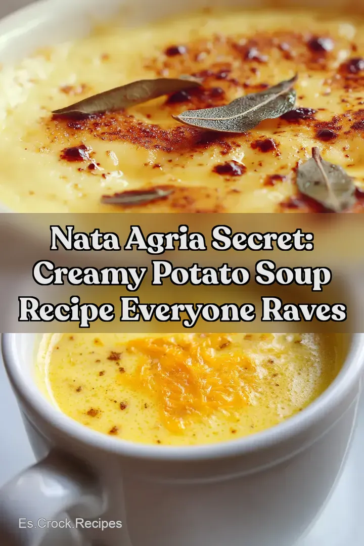 Nata Agria Secret: Creamy Potato Soup Recipe Everyone Raves