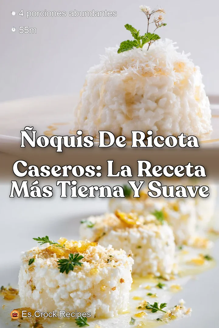 &Ntilde;oquis de Ricota Caseros: La Receta M&aacute;s Tierna y Suave