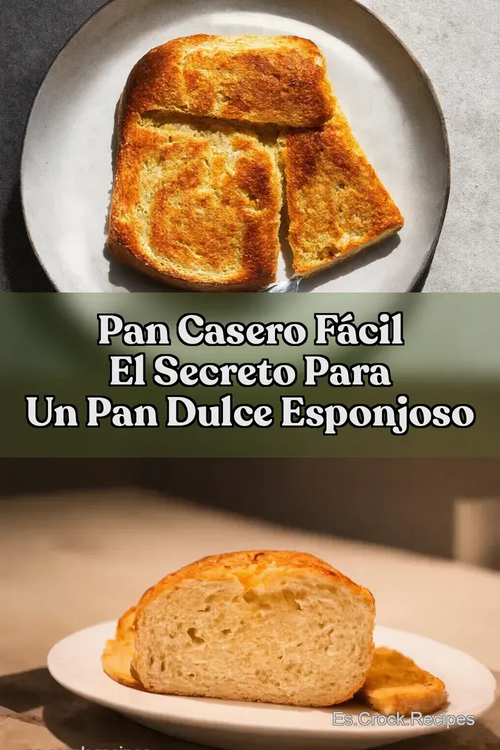 Pan Casero F&aacute;cil El Secreto para un Pan Dulce Esponjoso