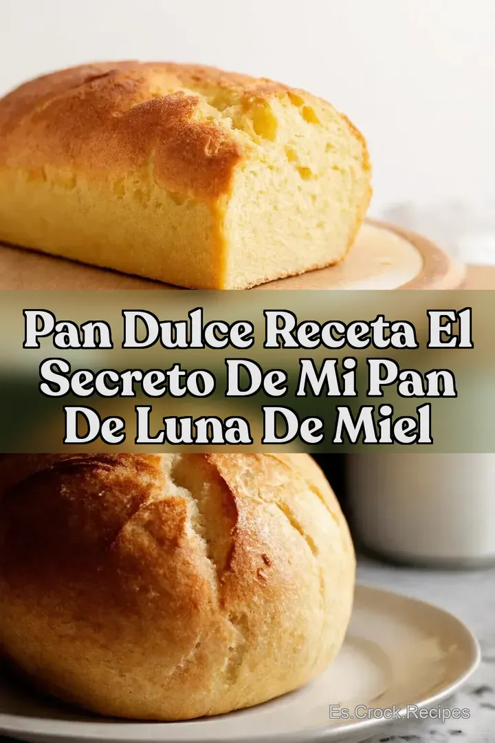 Pan Dulce Receta El Secreto de mi PAN DE LUNA DE MIEL