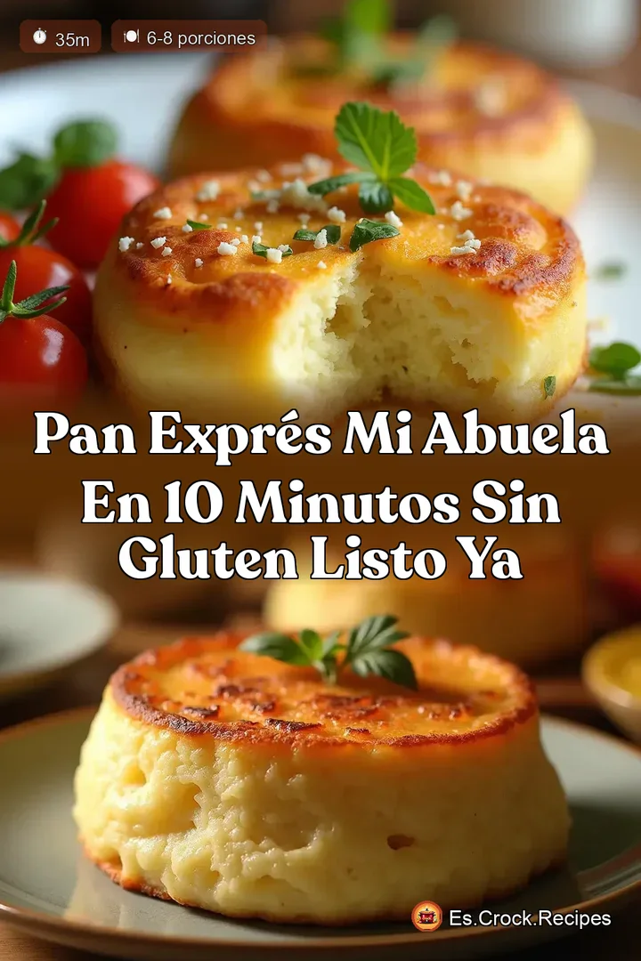 Pan Expr&eacute;s Mi Abuela en 10 Minutos Sin Gluten Listo ya