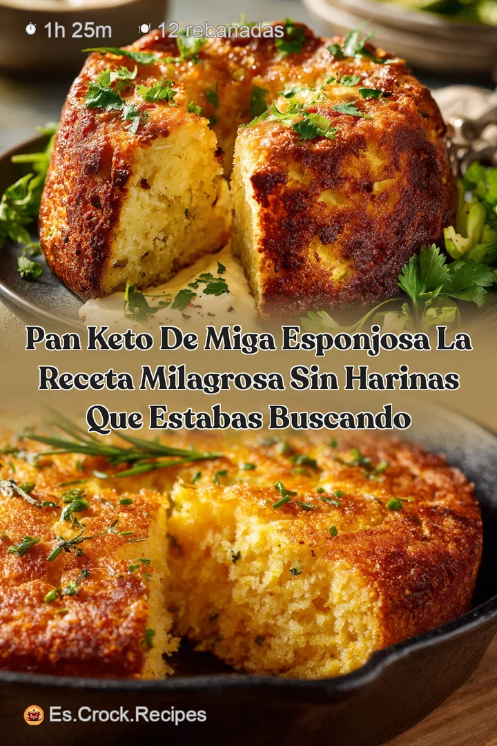 Pan KETO de Miga Esponjosa La receta milagrosa sin harinas que estabas buscando