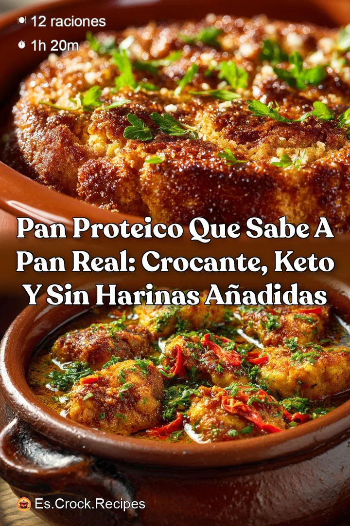Pan Proteico que Sabe a Pan Real: Crocante Keto y Sin Harinas A&ntilde;adidas