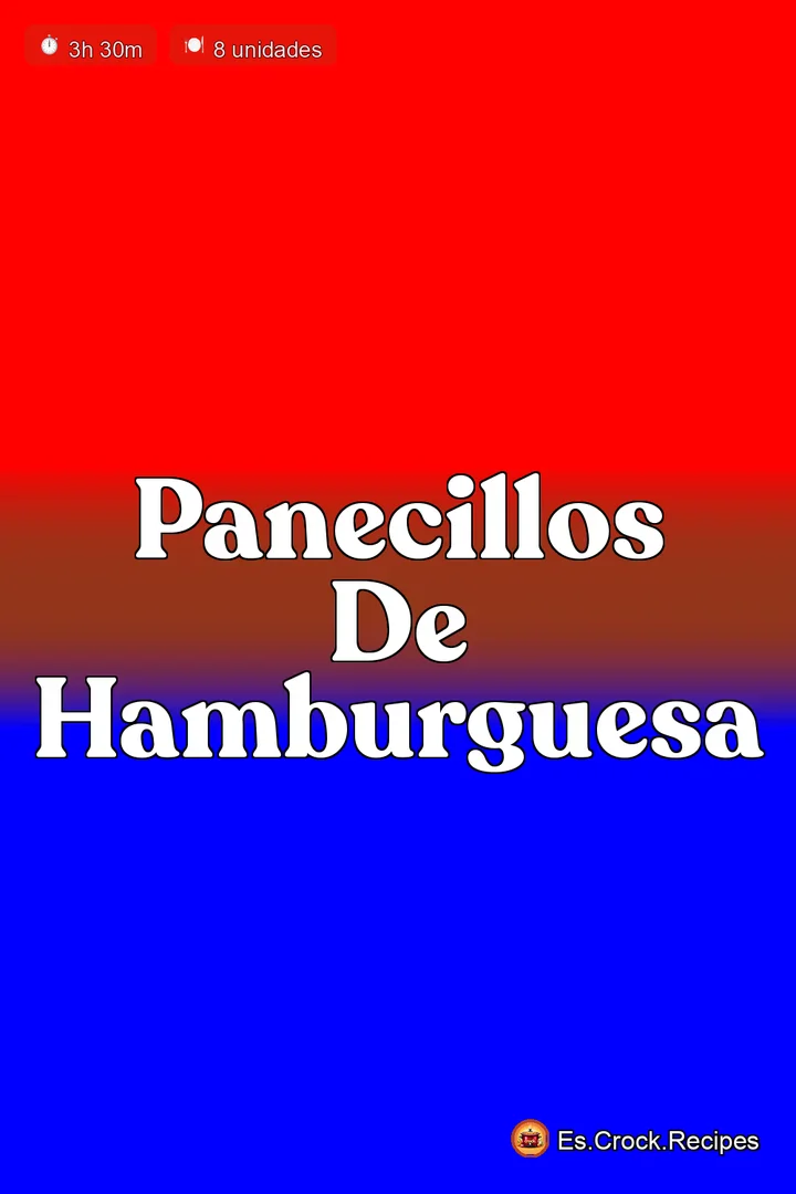 Panecillos de Hamburguesa Esponjosos Receta Casera Tipo Brioche - es.crock.recipes