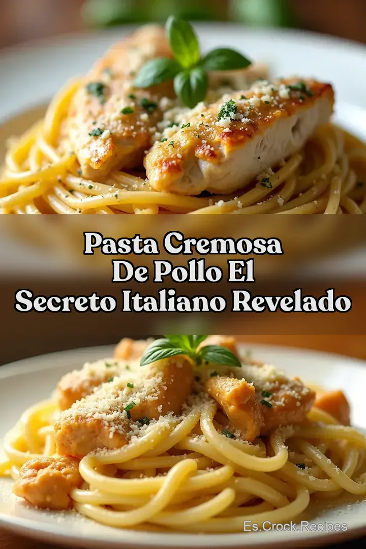 Pasta Cremosa de Pollo El Secreto Italiano Revelado