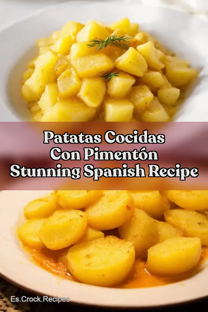 Patatas Cocidas con Piment&oacute;n Stunning Spanish Recipe