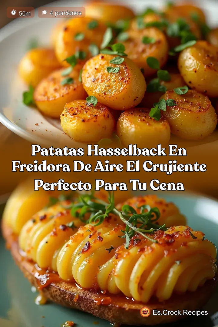 Patatas Hasselback en Freidora de Aire El Crujiente Perfecto para tu Cena