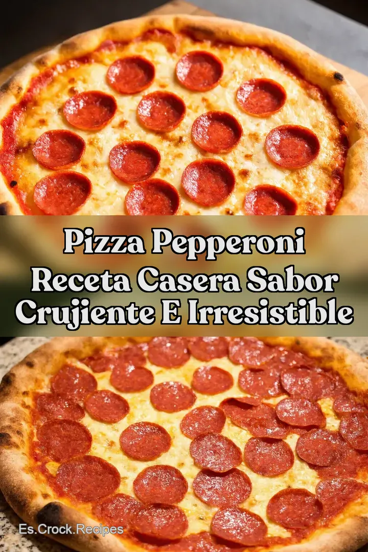 Pizza Pepperoni Receta Casera Sabor Crujiente e Irresistible