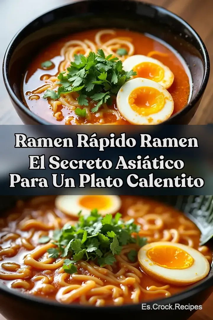Ramen R&aacute;pido Ramen El Secreto Asi&aacute;tico para un Plato Calentito